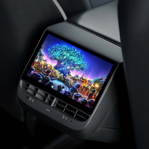 Model 3 / Y - 7" bakseteskjerm / berøringsskjerm med klimakontroll - Elbilgrossisten AS